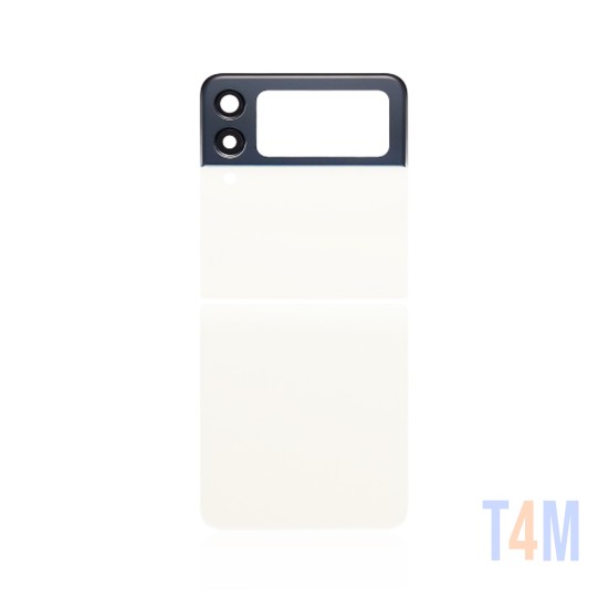 Tampa Traseira com Lente da Câmera Samsung Galaxy Z Flip 3 5g/F711 Branco